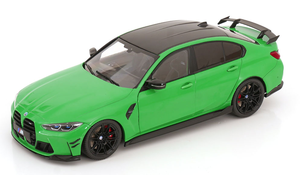 1:18 BMW M3 G80 Competition Saloon (2024), green black - S1814302