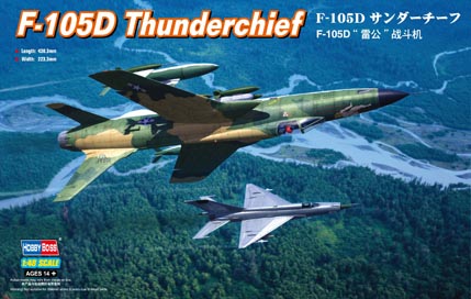 1:48 Сборная модель Самолет F-105D Thunderchief - 80332