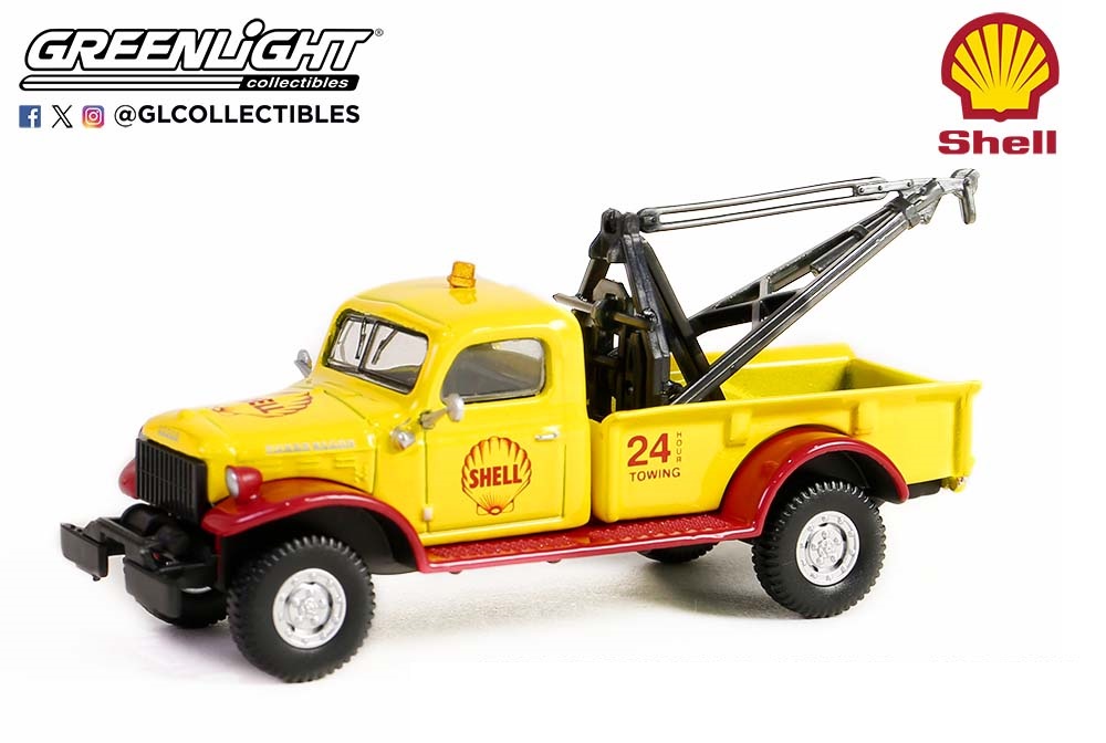 1:64 DODGE Power Wagon эвакуатор 'Shell Oil' (1949), Yellow/Red - 41155A