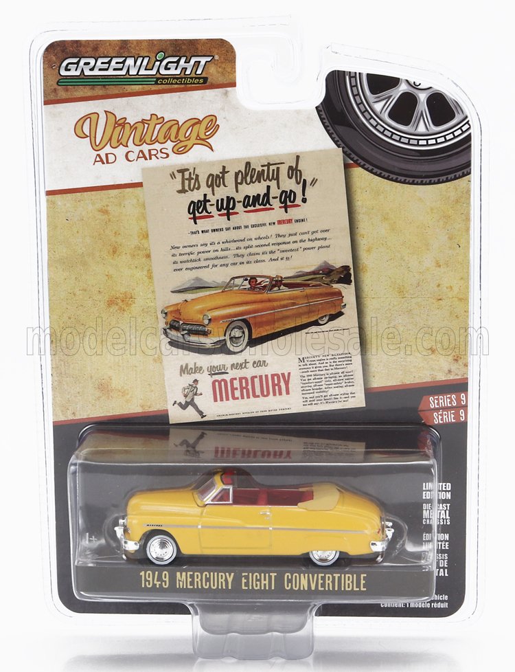 1:64 MERCURY Eight Cabriolet (1949), Yellow - 39130B