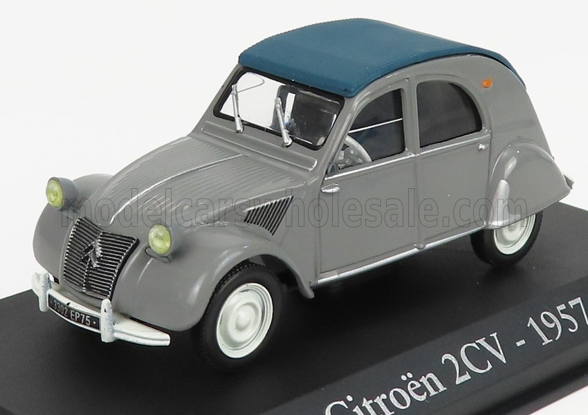 1:43 CITROEN 2cv Cabriolet Closed (1957), Grey - ABRBA002