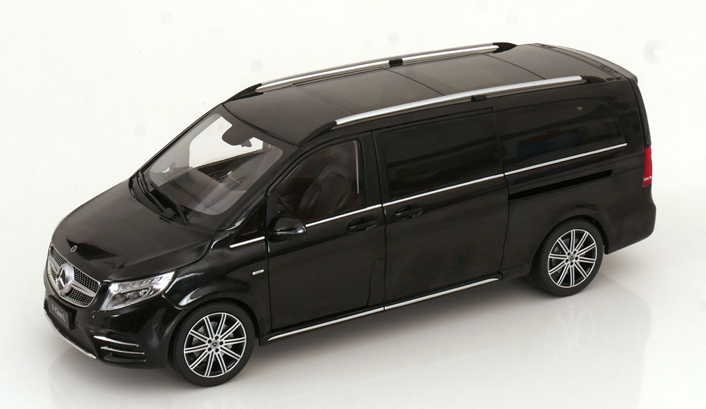 1:18 MERCEDES-BENZ V-Klasse L long  version, black-metallic - 105017