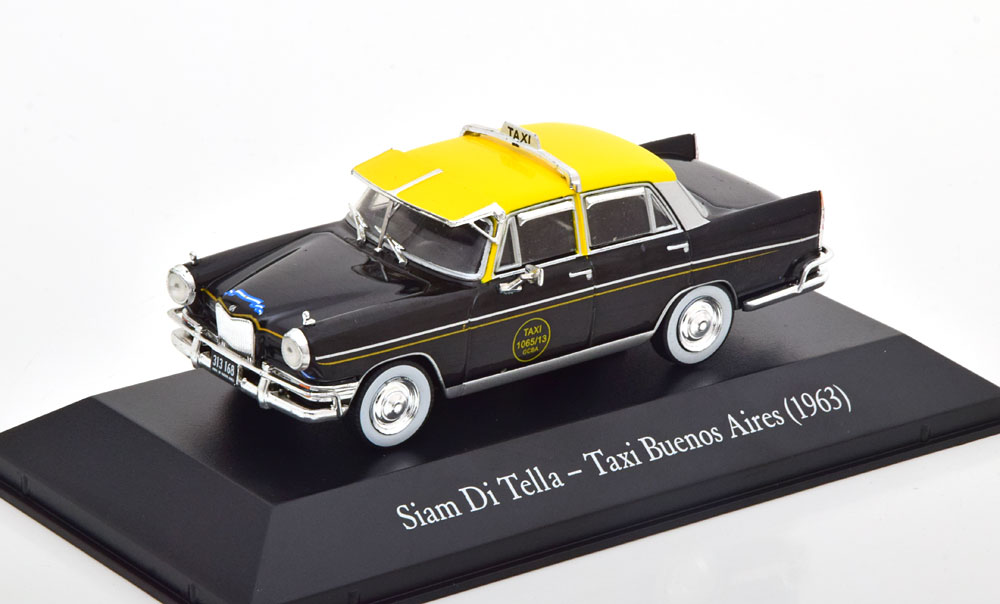 1:43 SIAM di Tella Taxi Buenos Aires (1963), schwarz/gelb - SER05