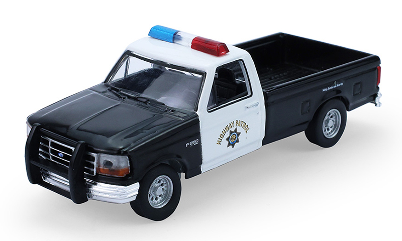 1:64 FORD F-250 California Highway Patrol *Hot Pursuit Series 48* (1996), black / white - 43060B