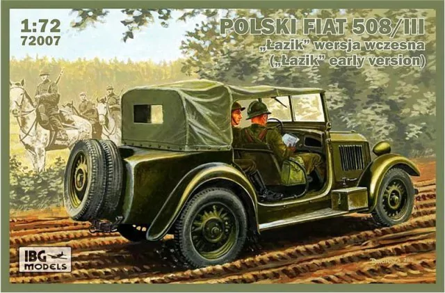 1:72 Сборная модель Polski FIAT 508/III Lazik early version - 72007