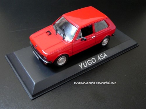 1:43 YUGO 45A, Masini de Legenda 69, красный - mas069