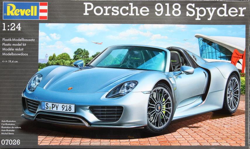 1:24 Сборная модель Porsche 918 Spyder - 07026