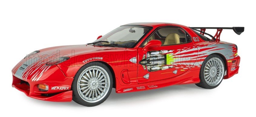 1:18 MAZDA RX7 FD3RS *F&F* Dom, red - S1810610A