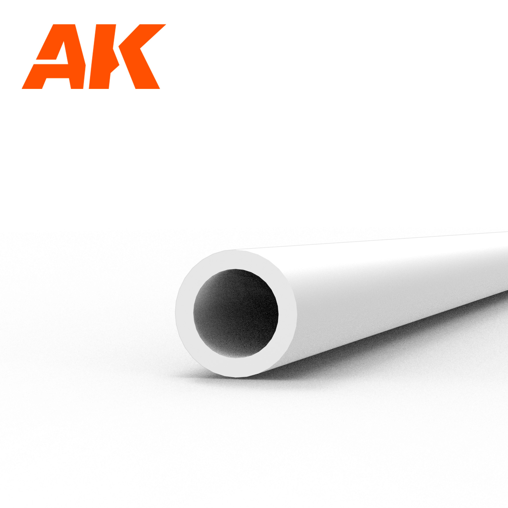 Hollow tube 2.00dx350mm (W.T. 0,7mm)-STYRENE STRIP - AK6542