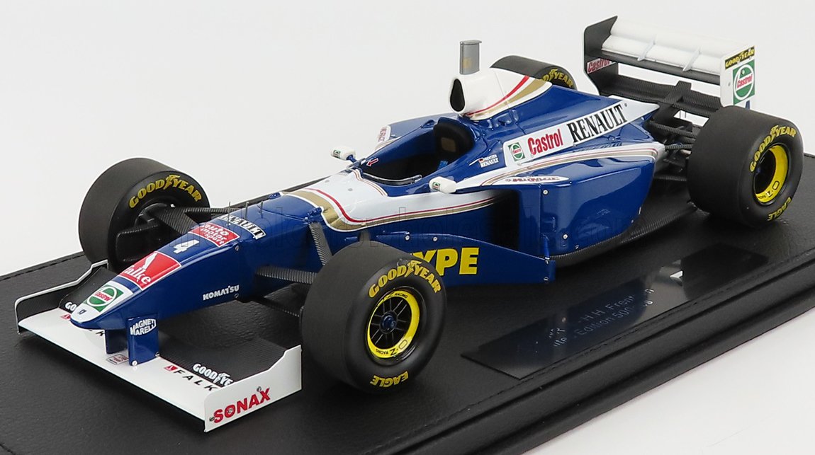 1:18 WILLIAMS F1 Renault Fw19 №4 Season (1997) H.h.Frentzen - Con Vetrina - With Showcase, Blue White - GP049B
