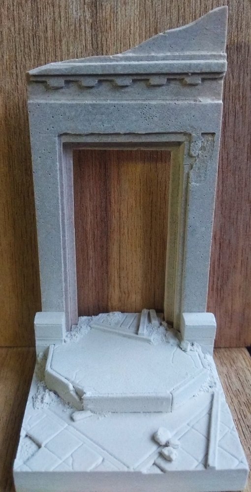 1:35 Фрагмент уличного портала (не окрашен) - П02