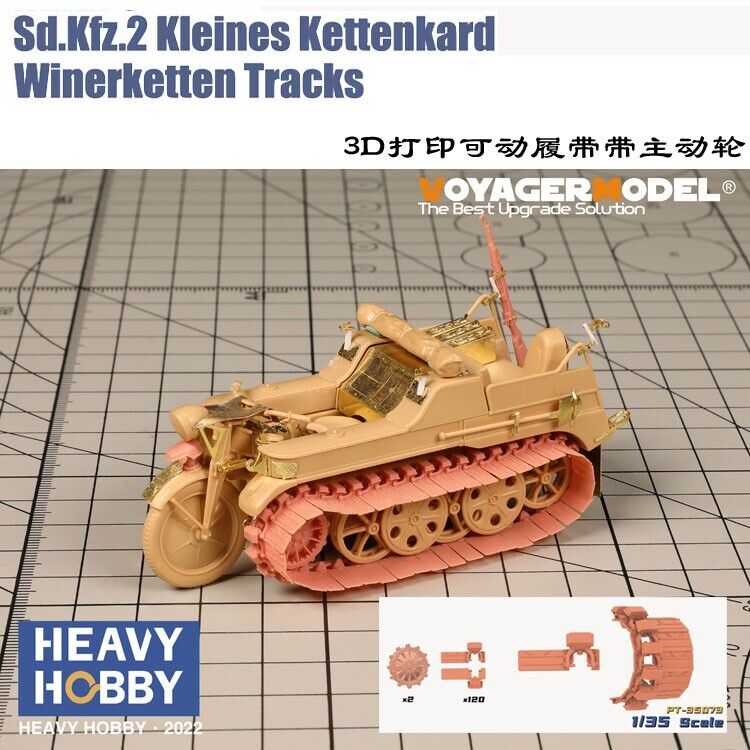 1:35 WWII German Sd.Kfz.2 Kleines Kettenkard Winerketten Tracks - PT35073