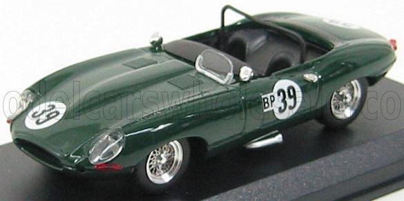 1:43 (Уценка!) JAGUAR E-type Spider N39 Virginia International Raceway (1965) D.r. Smolen, British Racing Green - 9253-Z1