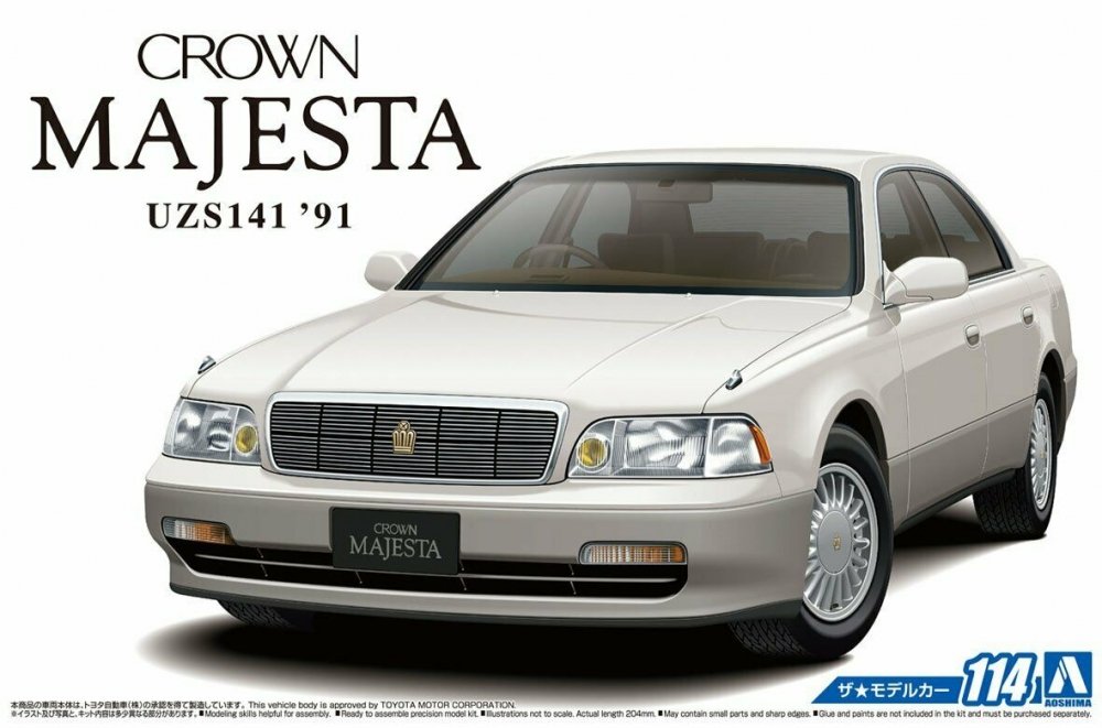 1:24 Сборная модель TOYOTA Crown Majesta UZS141 '91 - 05751