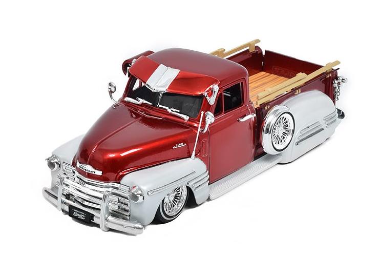 1:24 CHEVROLET 3100 Pick-Up Custom (1951), red - 34292