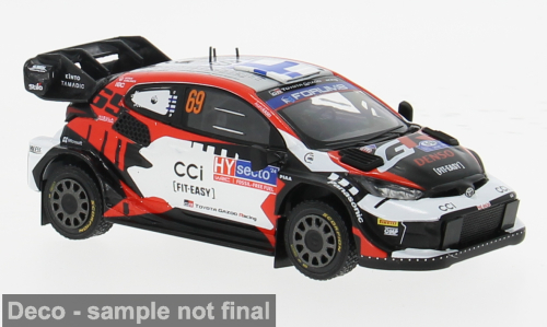 1:43 TOYOTA GR Yaris Rally1 Hybrid #69 Rally WM K.Rovanperä/J.Halttunen Rally Finland (2024) - RAM947