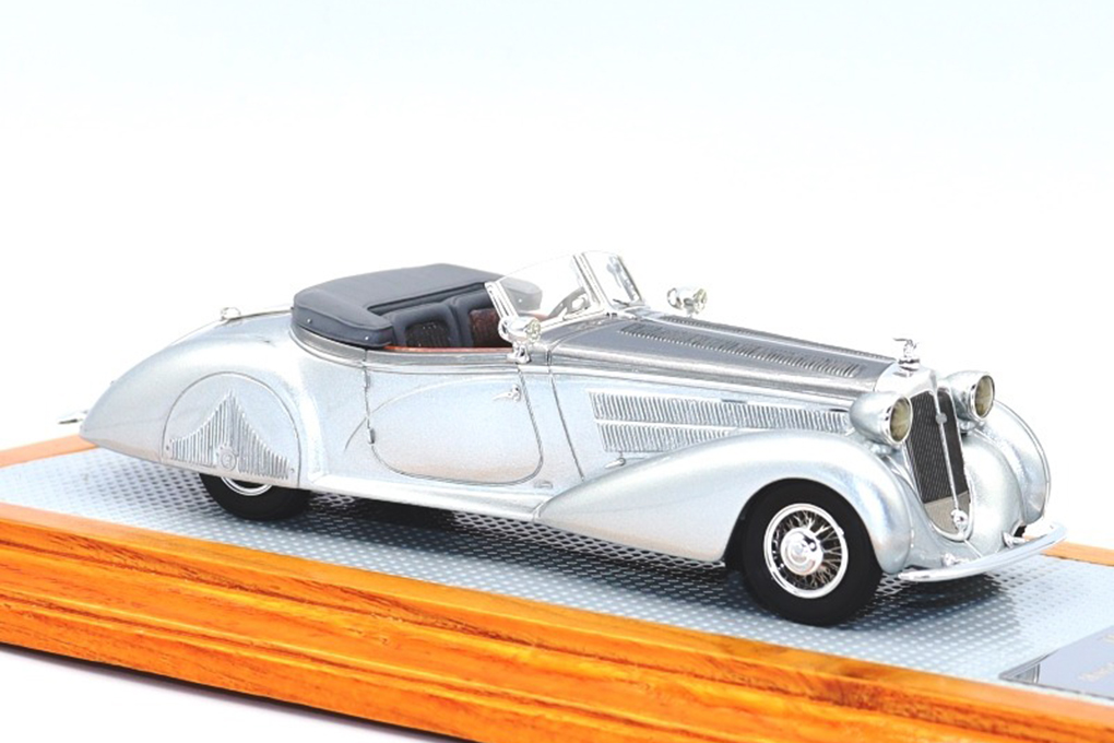 1:43 Horch 853A Spezial Roadster 1939 Erdmann & Rossi sn854275 Current Car open Top, 2 Tone Grey - IL43132