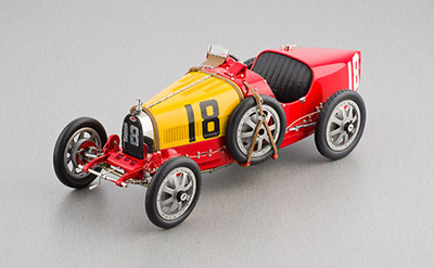1:18 BUGATTI T35 Spain - Grand Prix Nation Colour Project, yellow - M100-B-016
