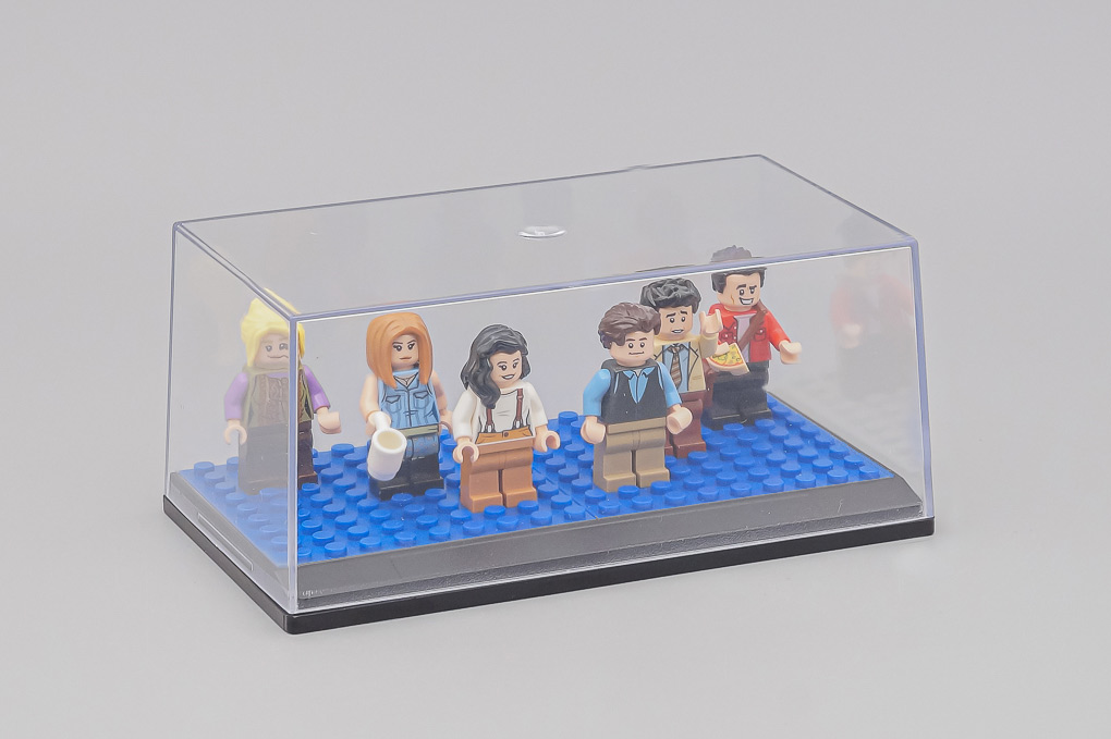 Бокс черный подиум + LEGO синий - SB020