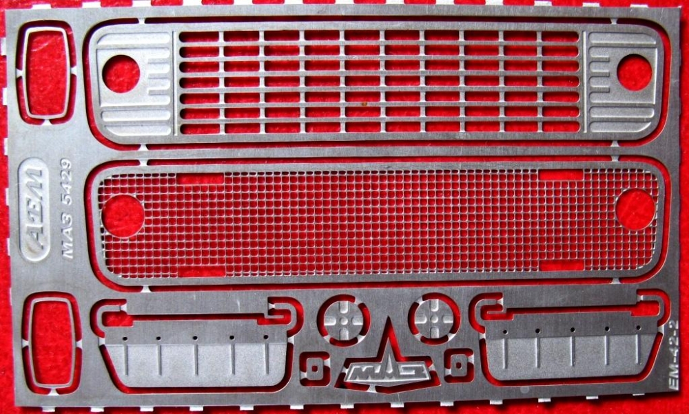 1:43 Фототравление Минский 5429 (никелирование) - EM-042