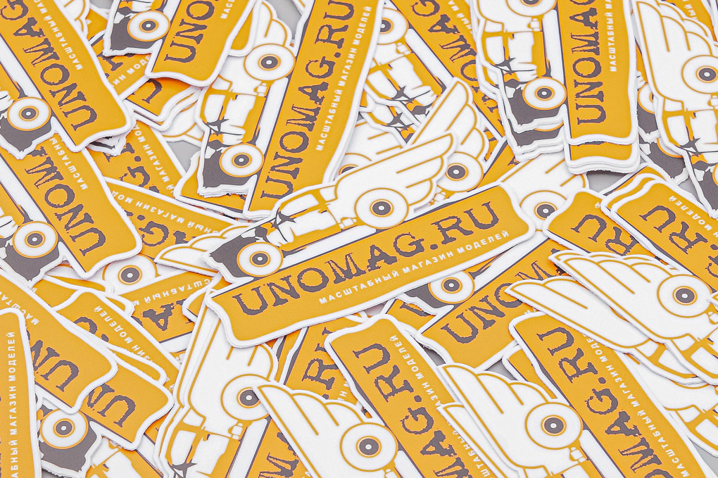 Наклейка unoMAG (глянец) - GIFT-3