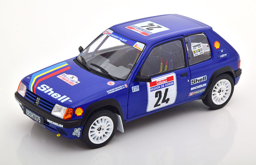 1:18 PEUGEOT 205 #24 Tour de Corse Bourcier/Frangin (1990) - S1801711