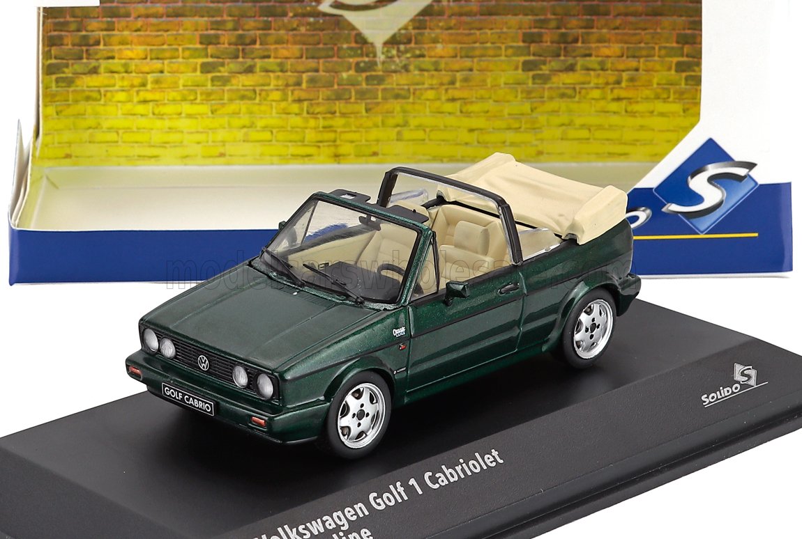 1:43 VOLKSWAGEN Golf Mki Sportline Cabriolet Open (1992), Green - S4315803