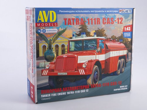 1:43 Сборная модель TATRA-111R пожарная автоцистерна - 1585AVD