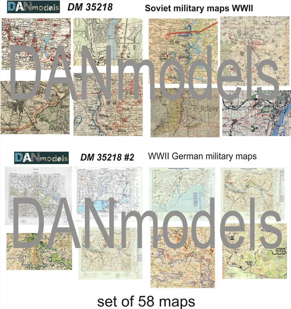Немецкие + советские топографические карты - DM35218