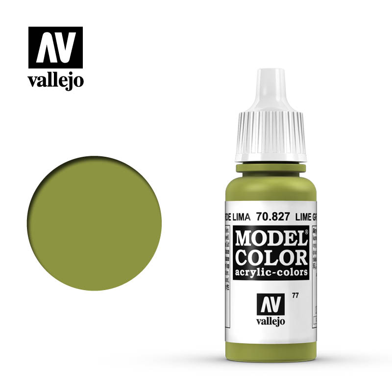 Краска акриловая `Model Color` Зеленый лимон/Lime Green - 70827