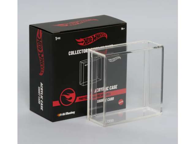 1:64 Hot Wheels Collectors Acrylic Case Short Card- premium quality, 10.8cm x 10.8cm - acrylic-shortCard