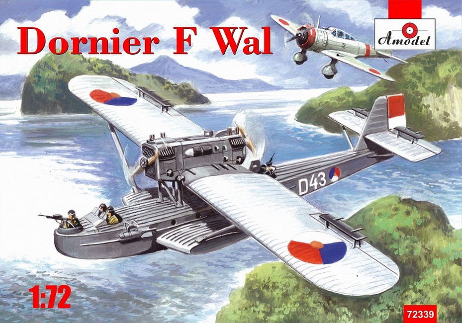 1:72 Сборная модель Немецкая летающая лодка Dornier Do J Wal (голландский вариант) - 72339