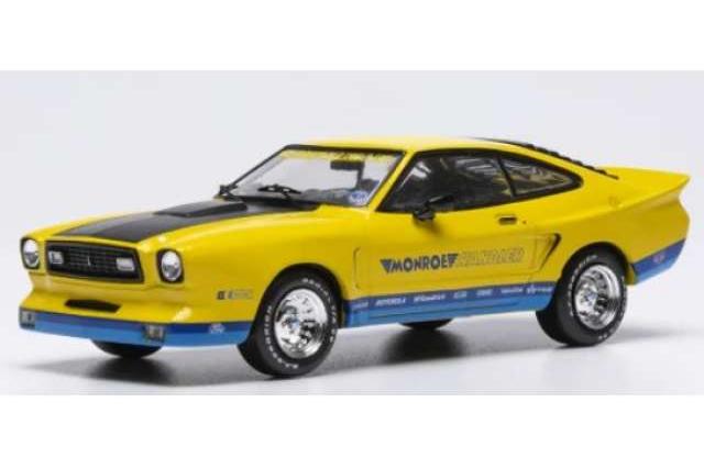 1:43 FORD Mustang II Monroe Handler (1978), yellow/blue - CLC626