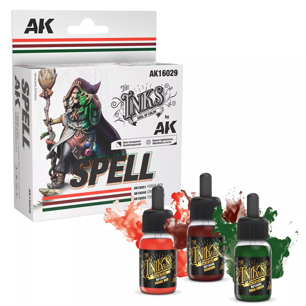 Набор акриловых красок INK - Заклинание / Spell - AK16029