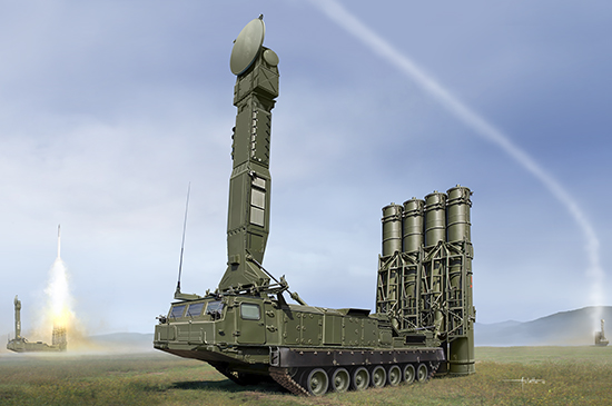 1:35 Сборная модель ЗРК Russian S-300V 9A83 SAM - 09519