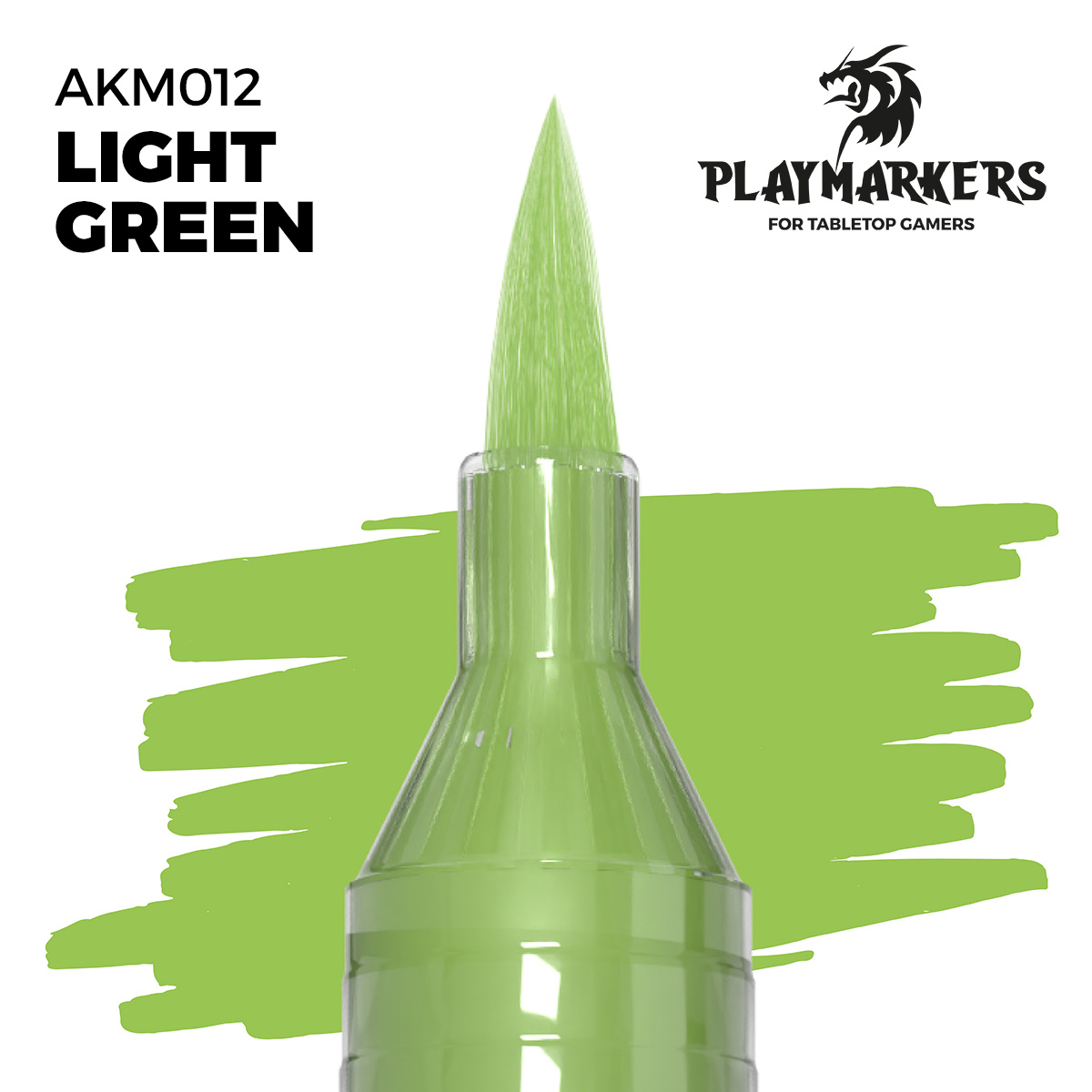 Маркер акриловый  PLAYMARKER - Светло-зелёный / LIGHT GREEN – PLAYMARKER - AKM012