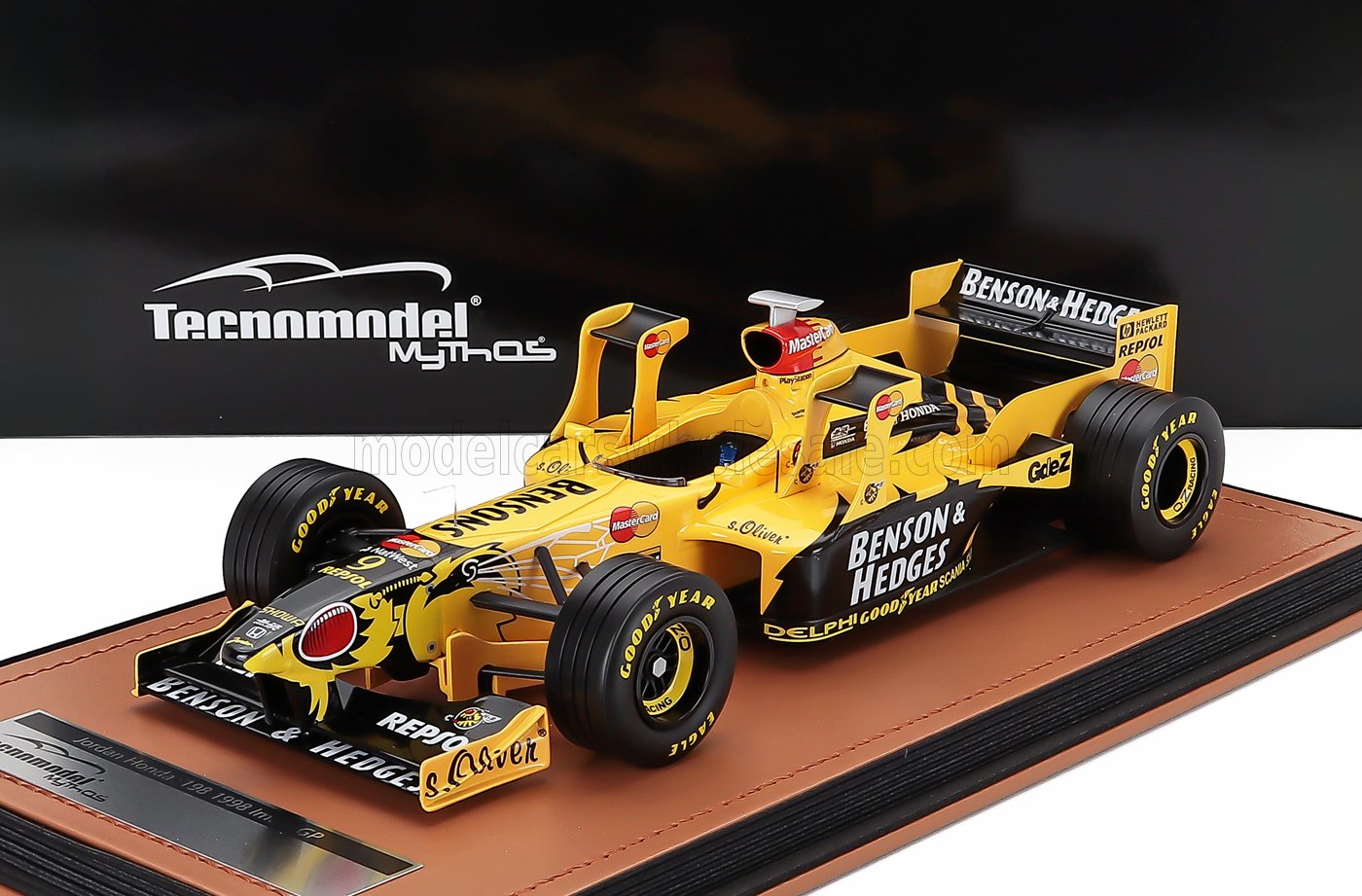 1:18 JORDAN F1 198 Honda Mf-301 Hc №9 Imola Gp Damon Hill (1998), Yellow Black - TM18-384C