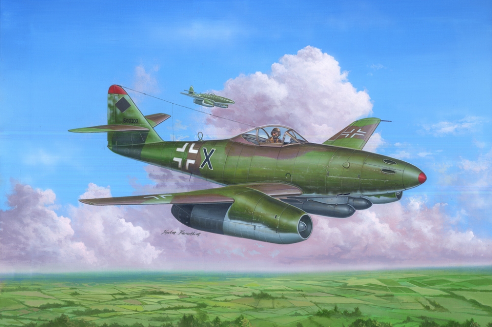1:48 Сборная модель Самолет Me 262 A-2a - 80376