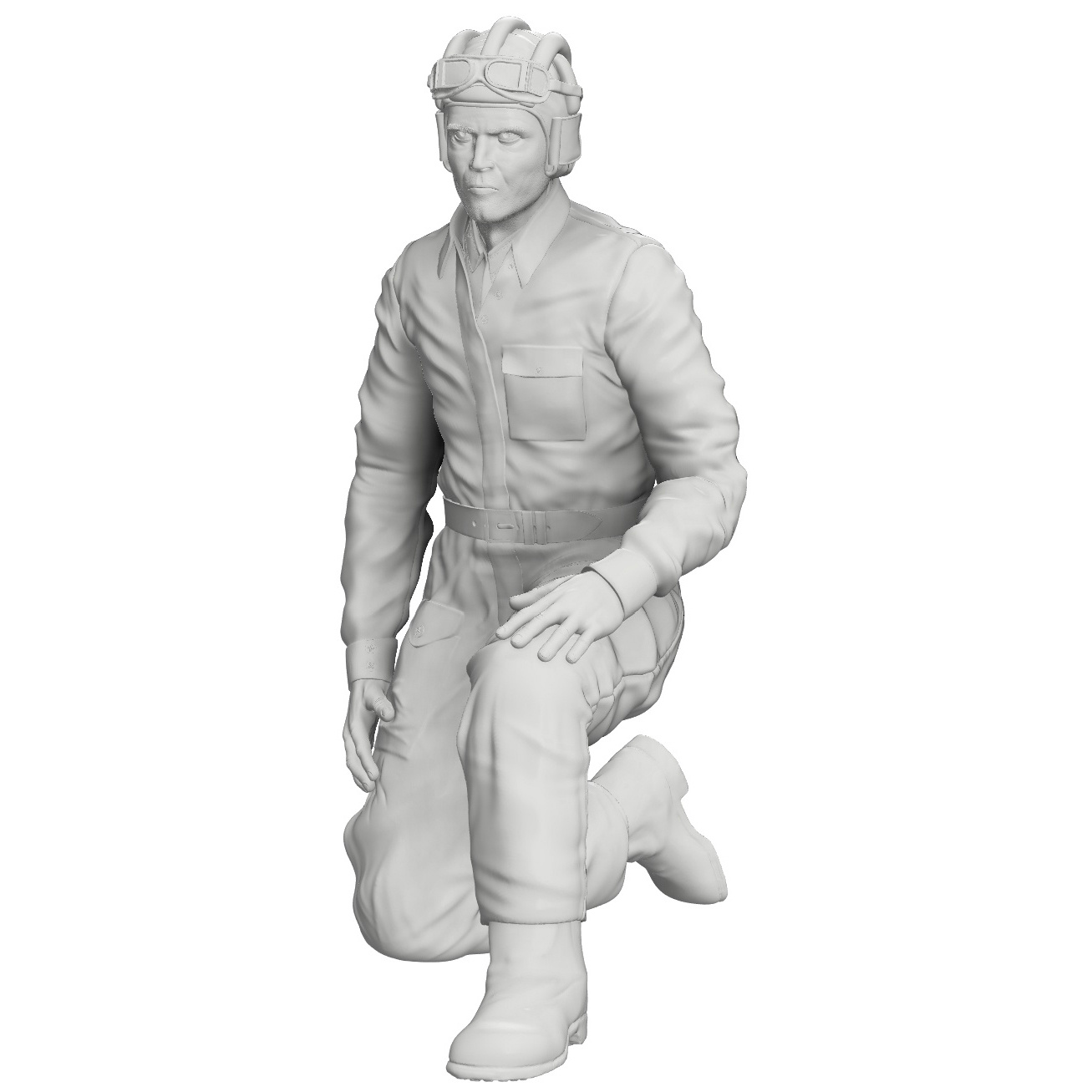 1:35 Советский танкист конца 1930-х, фигура № 4 - FL35004