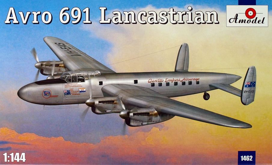 1:144 Сборная модель Британский транспортный самолет Avro 691 Lancastrian - 1462