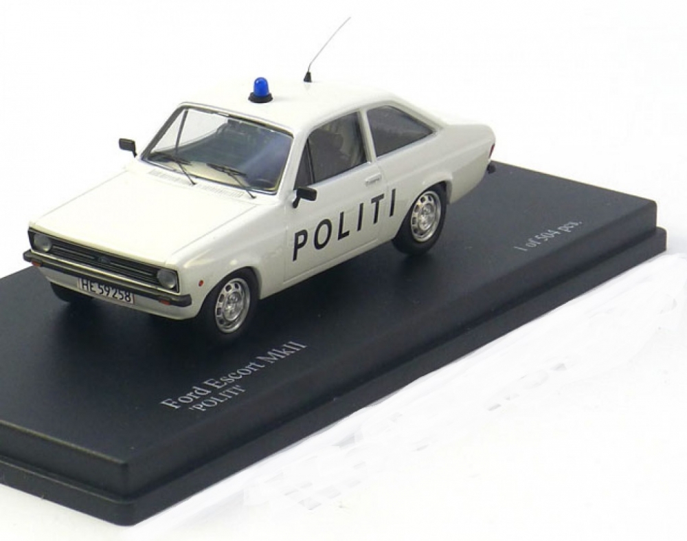 1:43 FORD Escort MK2 Politi, white - SMNC027