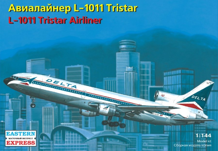 1:144 Сборная модель Авиалайнер L-1011 Delta - 14497