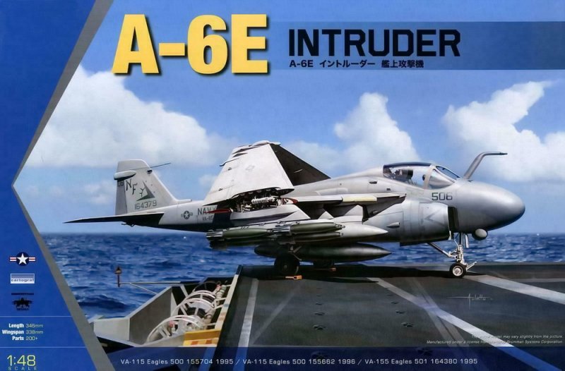 1:48 Сборная модель Американский штурмовик A-6A/E Intruder - K48023