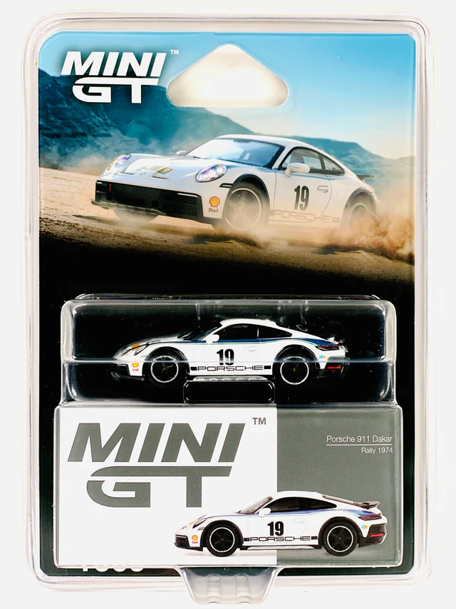 1:64 PORSCHE 911 №19 Dakar Rallye (1974), white - MGT01009-BL