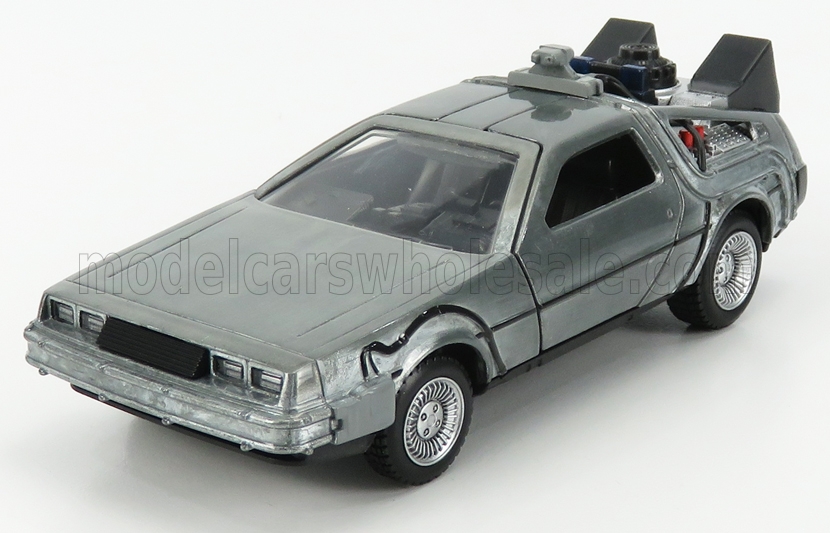 1:32 DE LOREAN Time Machine - Back To The Future 1 - Ritorno Al Futuro 1, Silver - 253252017