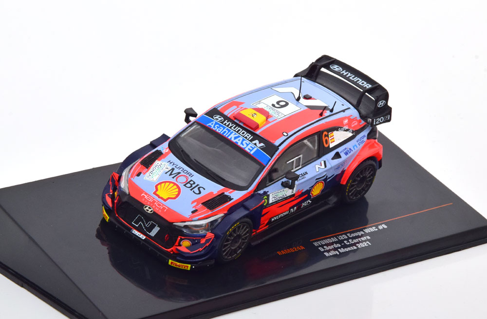 1:43 HYUNDAI i20 Coupe WRC #6 Rally Monza Sordo/Carrera (2021) - RAM824A