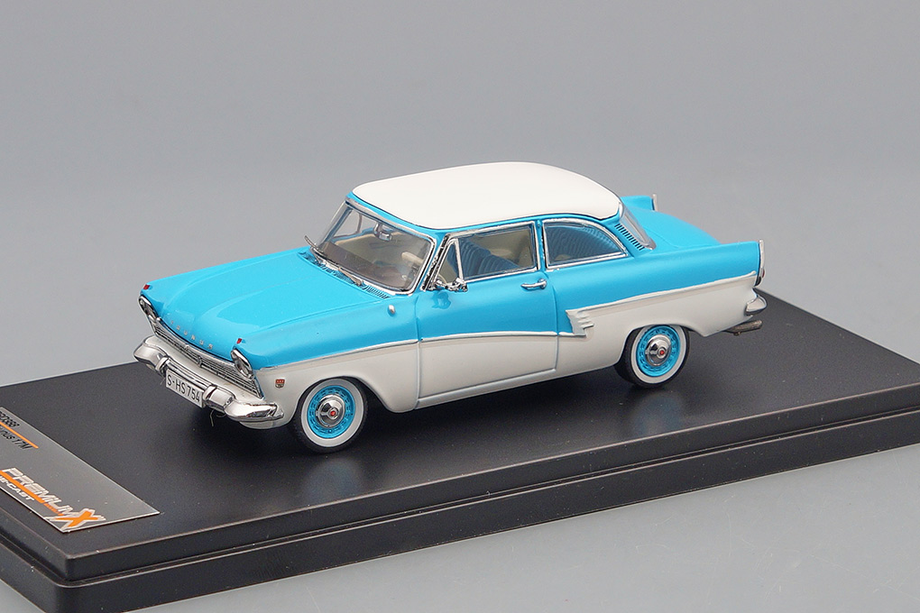 1:43 FORD Taunus 17M (1957), blue / white - PRD388