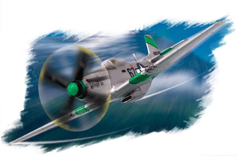 1:72 Сборная модель Самолет P-51D Mustang IV - 80230