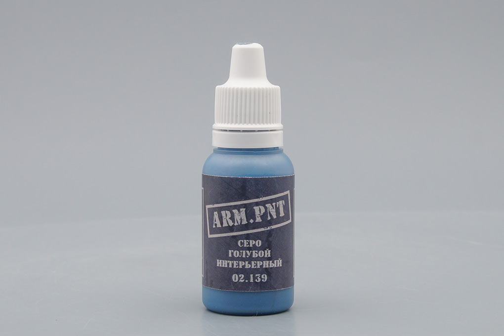 Краска акриловая Серо-голубой интерьерный современный - AP02.139