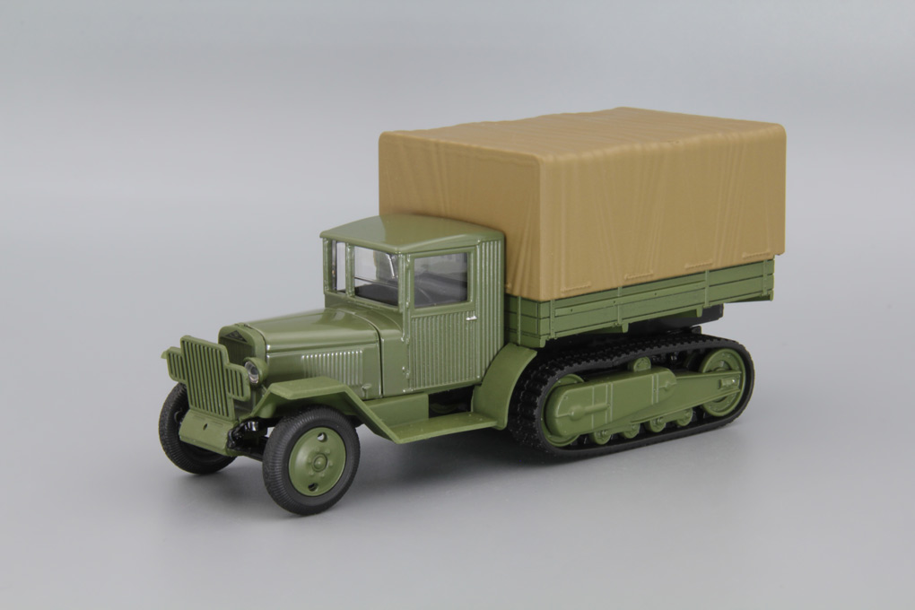 1:43 ЗИS-42 бортовой с тентом, зеленый - H219
